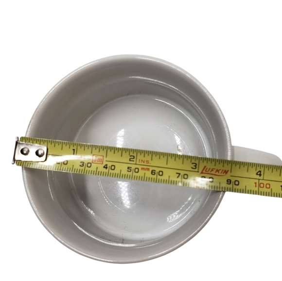 Pier 1 Stacking Christmas Village Winter Stoneware Mugs Set of 4 Metal S… - Picture 15 of 16